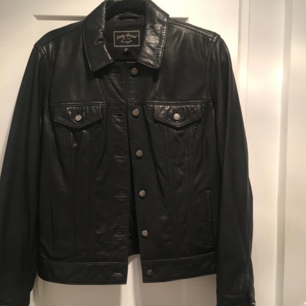 Lucky Brand Black Leather Jacket